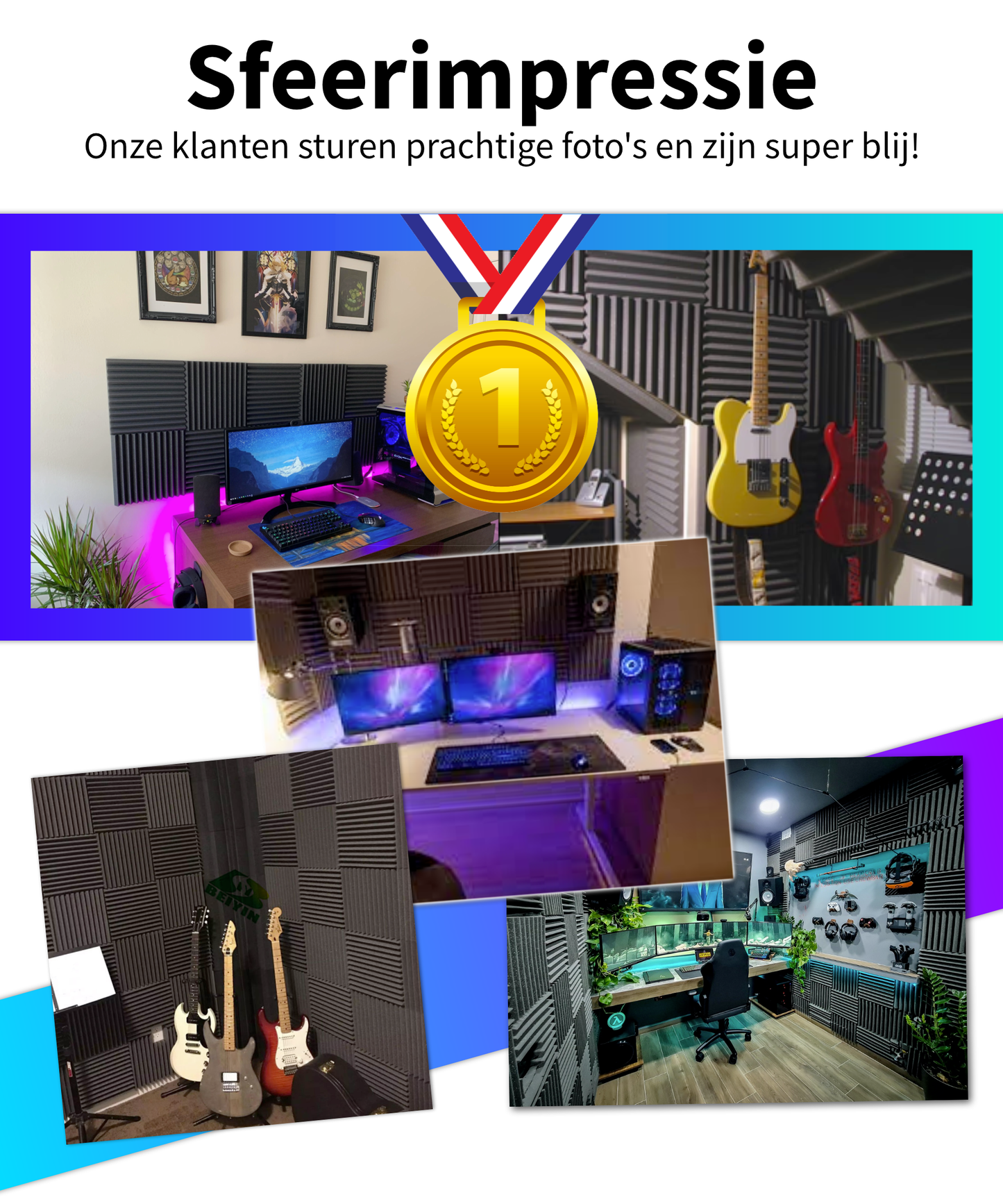 Akoestisch foam voordeelbundel