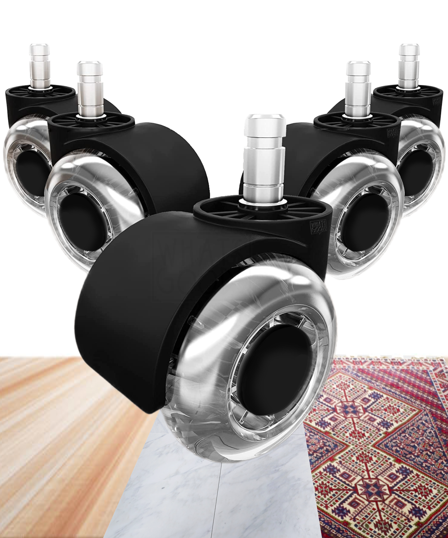 Bureaustoel wielen (2e kans)