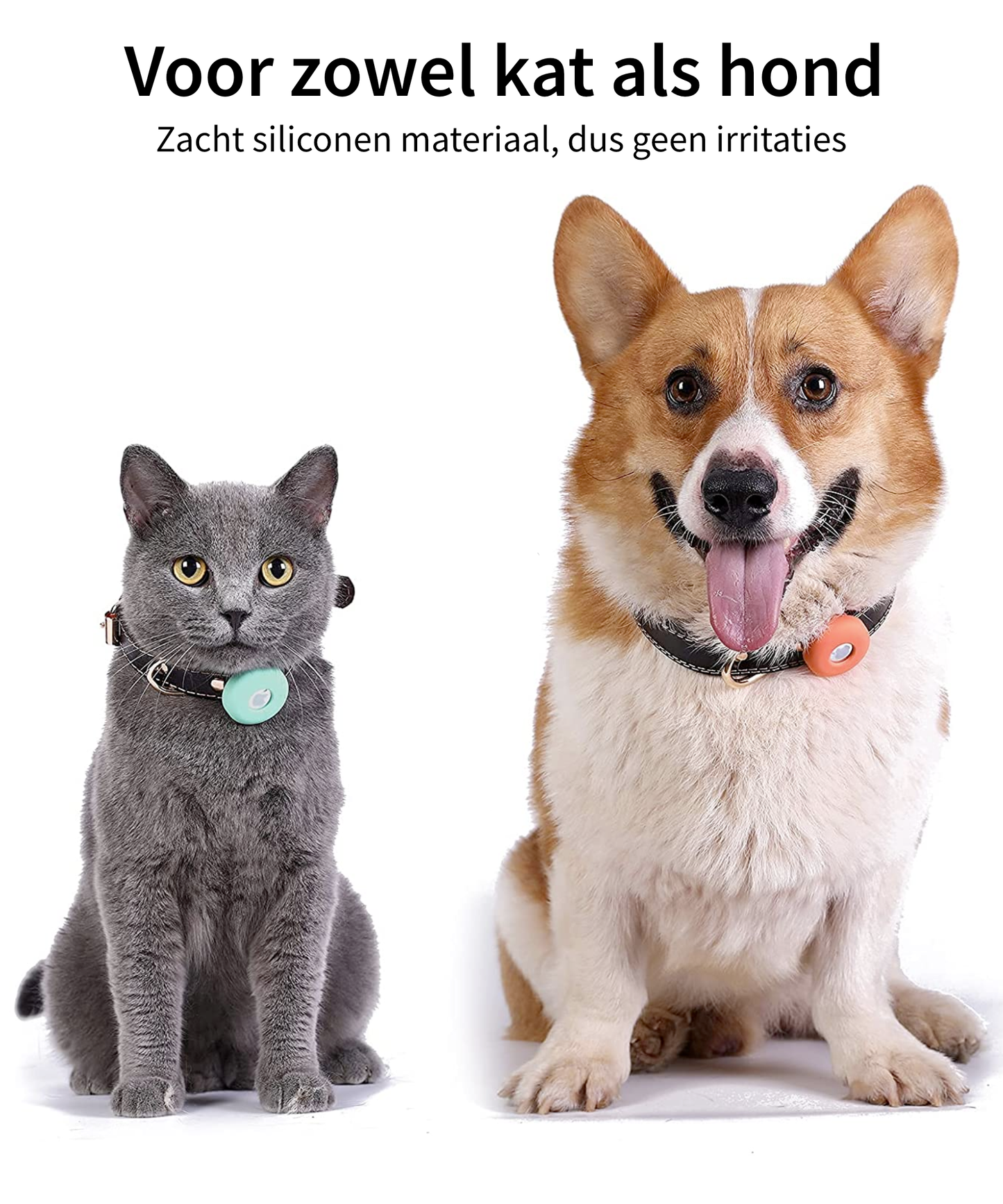 Airtag houder glow in the dark set (3 kleuren)