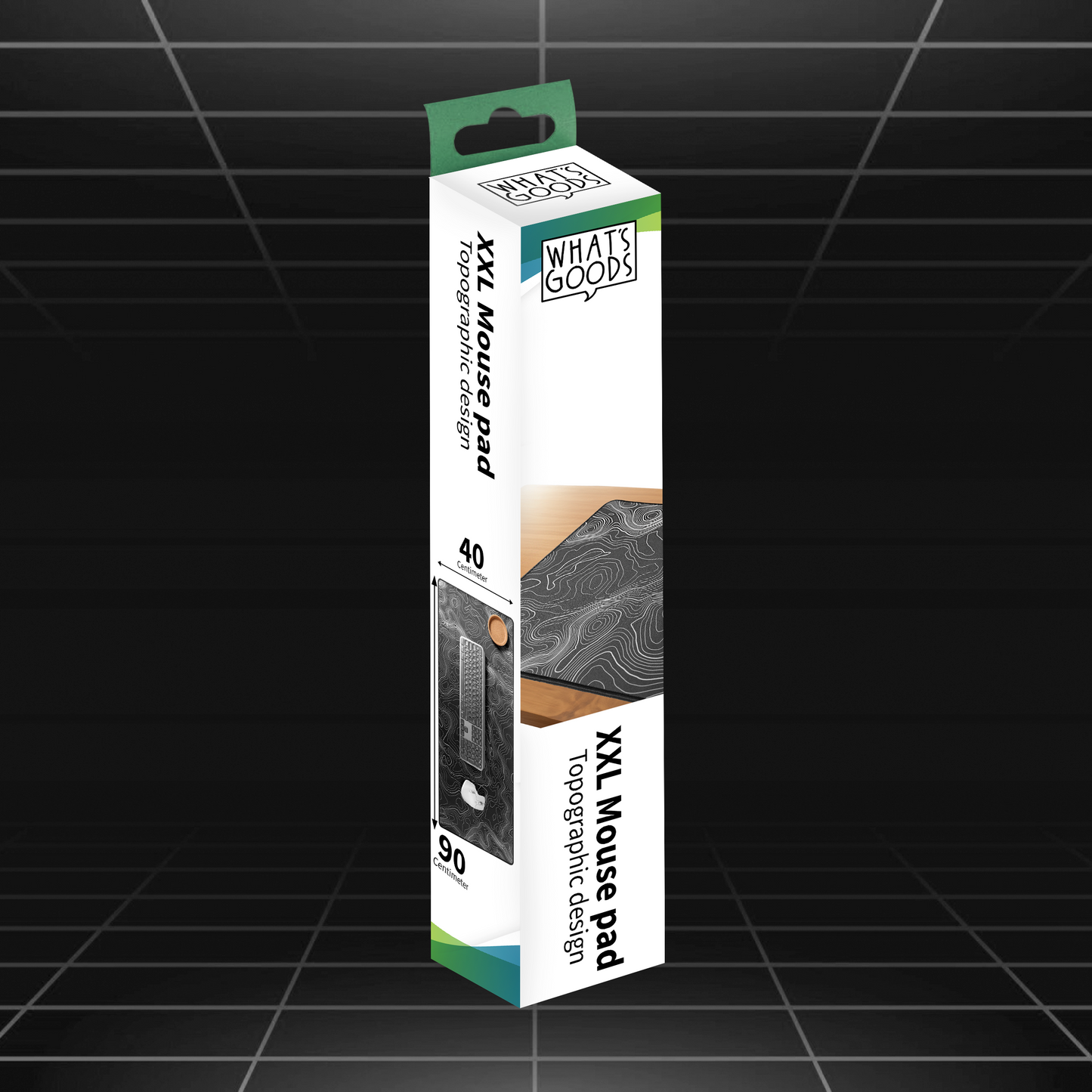 What's Goods Muismat 90x40 XXL (4mm dik)