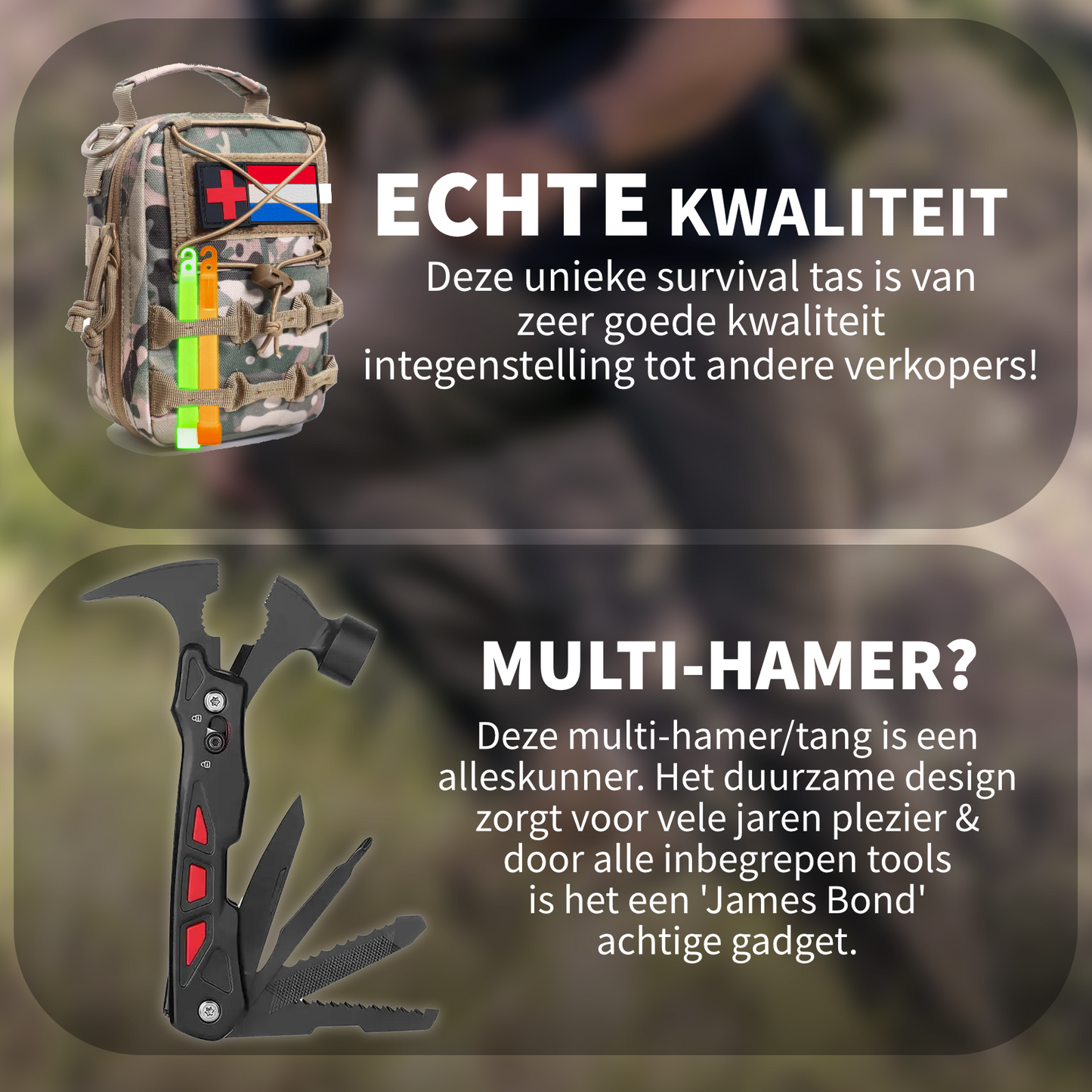 NL Survival Kit Noodpakket Multicam (2023 VERSIE)