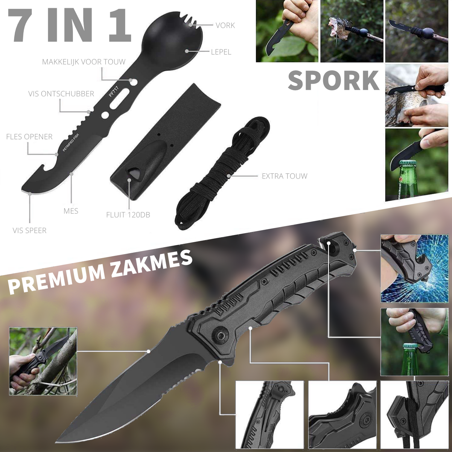NL Survival Kit Noodpakket Multicam