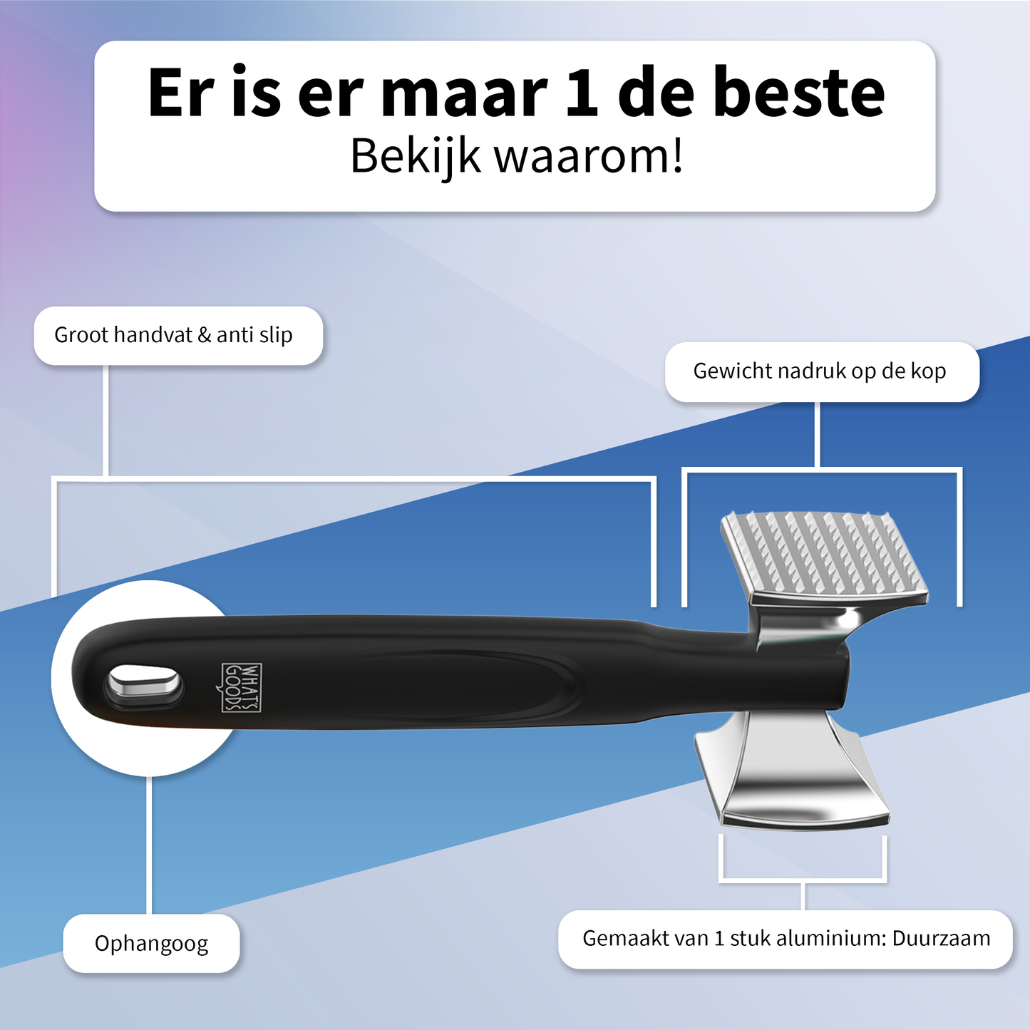 What's Goods Professionele Vleeshamer