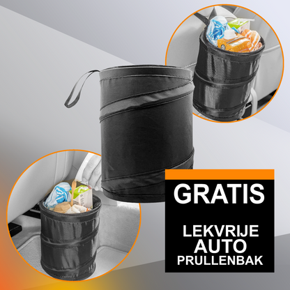 Opvouwbare kofferbak organizer & boodschappentas + GRATIS autoprullenbak